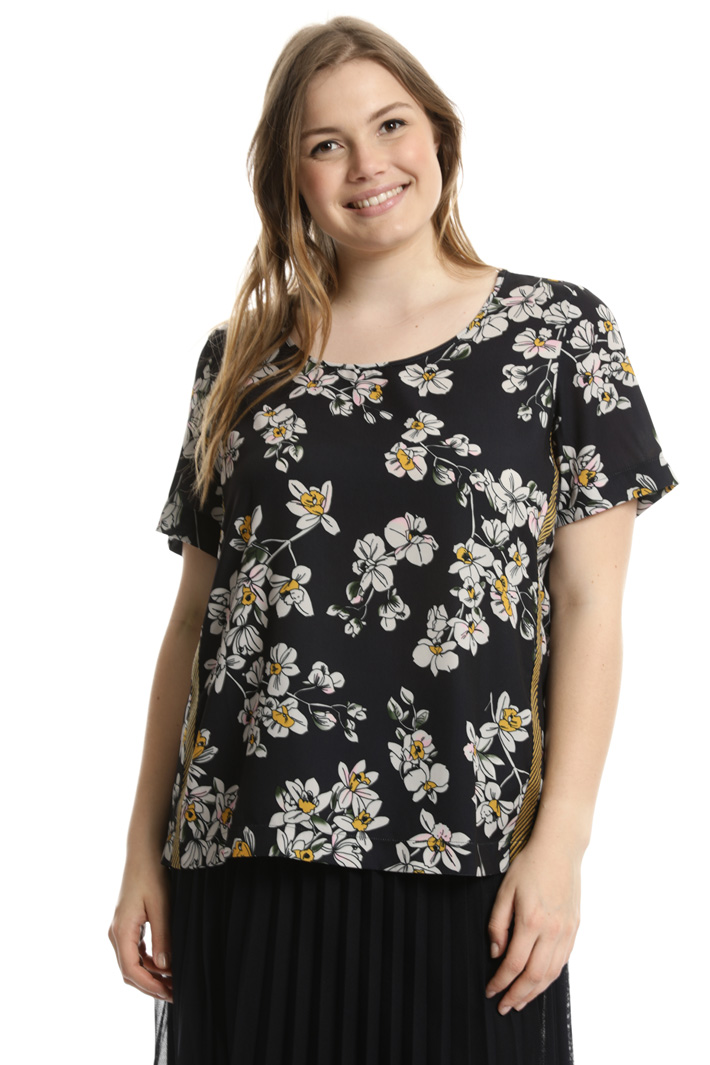 Casacca in cady stampato Fashion Market Casacca in cady stampato Fashion Market
