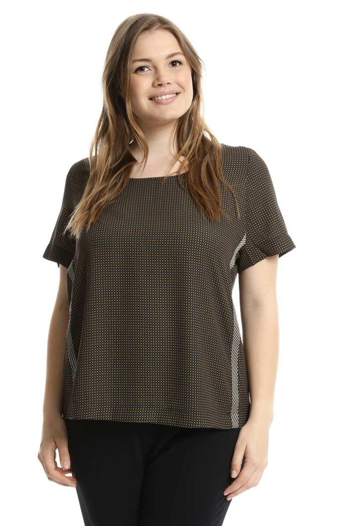 Casacca in cady stampato Fashion Market Casacca in cady stampato Fashion Market