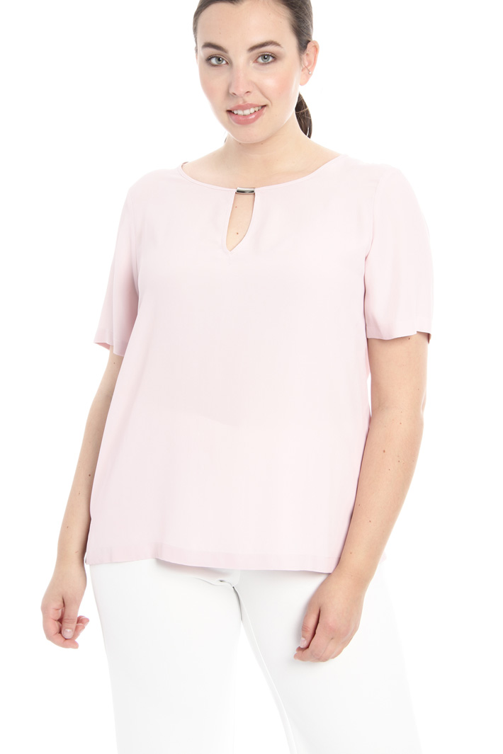 Top in misto seta Fashion Market Top in misto seta Fashion Market