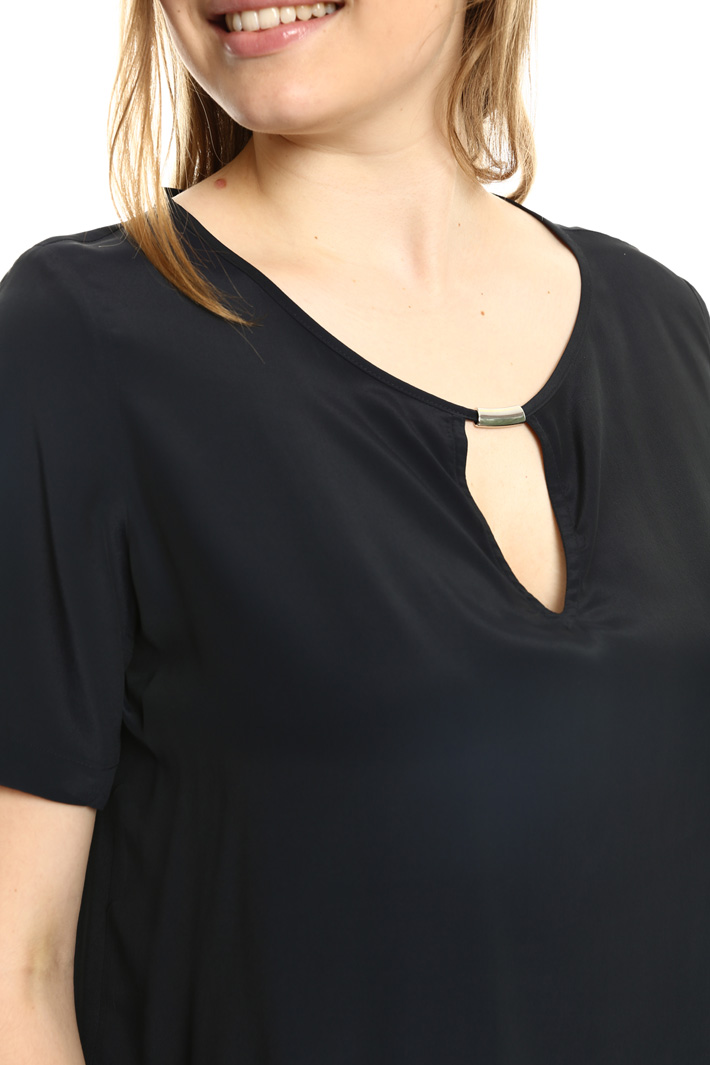 Top in misto seta Fashion Market Top in misto seta Fashion Market