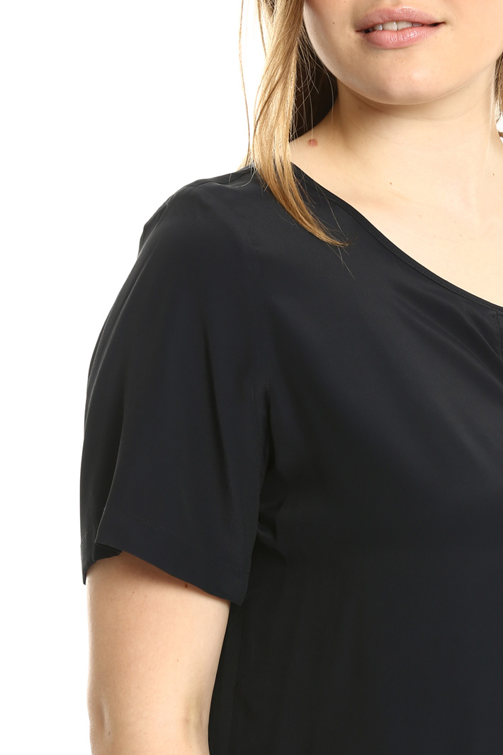 Top in misto seta Fashion Market Top in misto seta Fashion Market