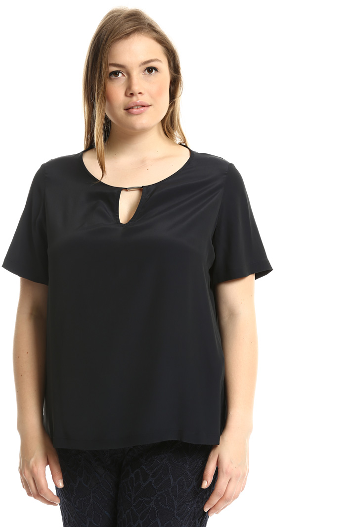 Top in misto seta Fashion Market Top in misto seta Fashion Market