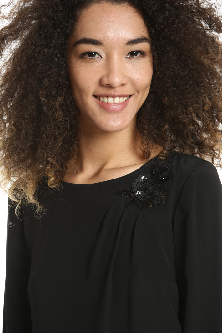 Blusa in crepe de chine Fashion Market Blusa in crepe de chine Fashion Market