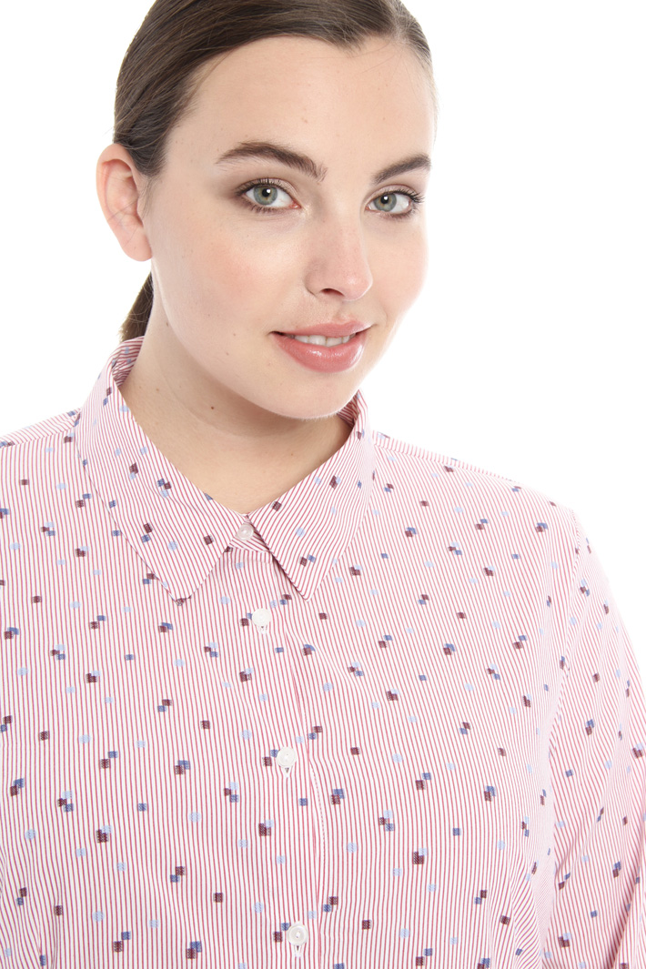 Camicia in cotone tinto filo Fashion Market Camicia in cotone tinto filo Fashion Market