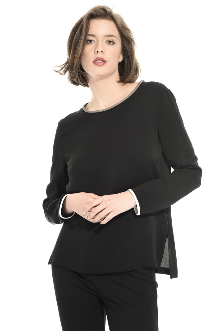 Blusa in pura seta Fashion Market Blusa in pura seta Fashion Market