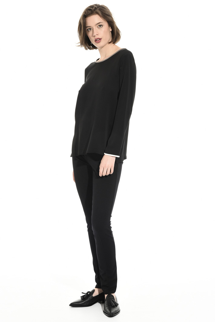Blusa in pura seta Fashion Market Blusa in pura seta Fashion Market