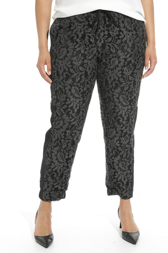 Pantaloni jogging in pizzo Fashion Market Pantaloni jogging in pizzo Fashion Market