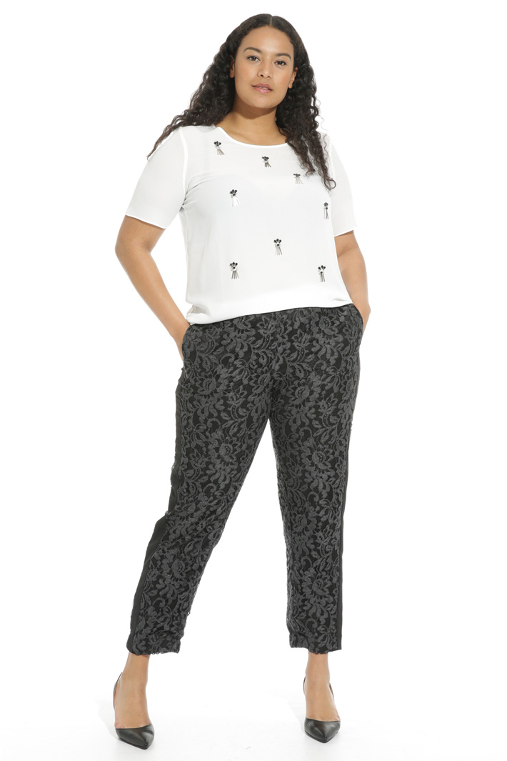 Pantaloni jogging in pizzo Fashion Market Pantaloni jogging in pizzo Fashion Market