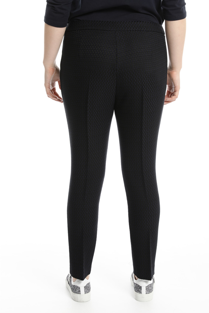 Pantalone jacquard a sigaretta Fashion Market Pantalone jacquard a sigaretta Fashion Market