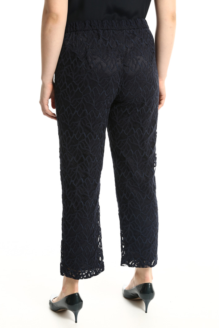 Pantalone in pizzo rebrodé Fashion Market Pantalone in pizzo rebrodé Fashion Market