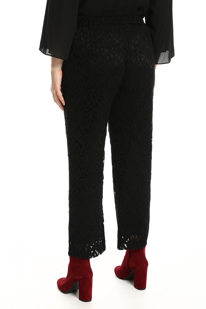 Pantalone in pizzo rebrodé Fashion Market Pantalone in pizzo rebrodé Fashion Market