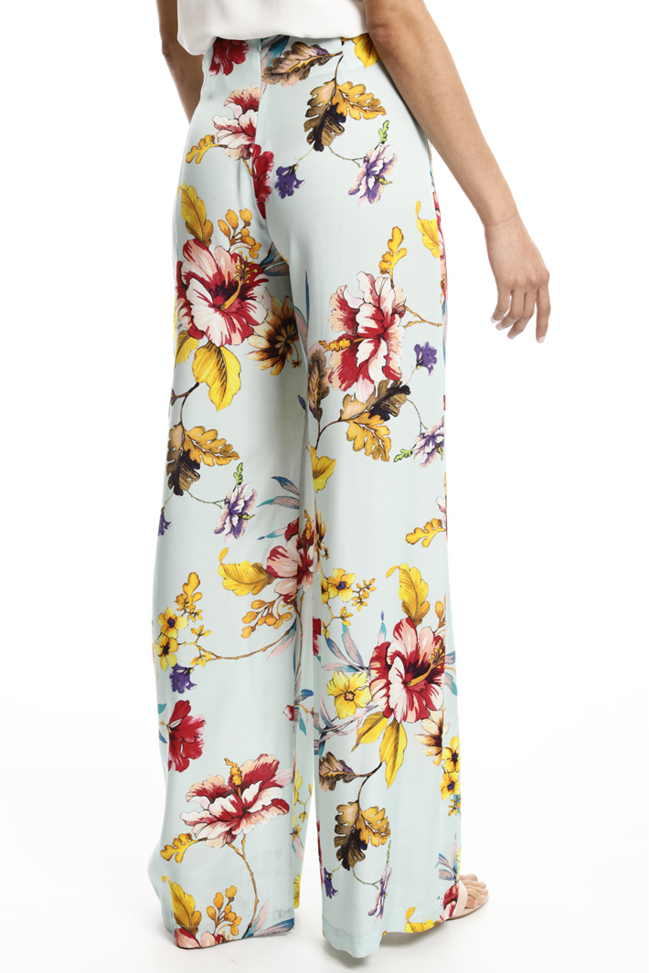 Pantalone ampio in twill Fashion Market Pantalone ampio in twill Fashion Market