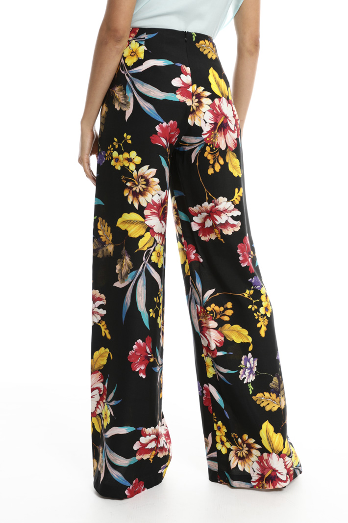 Pantalone ampio in twill Fashion Market Pantalone ampio in twill Fashion Market