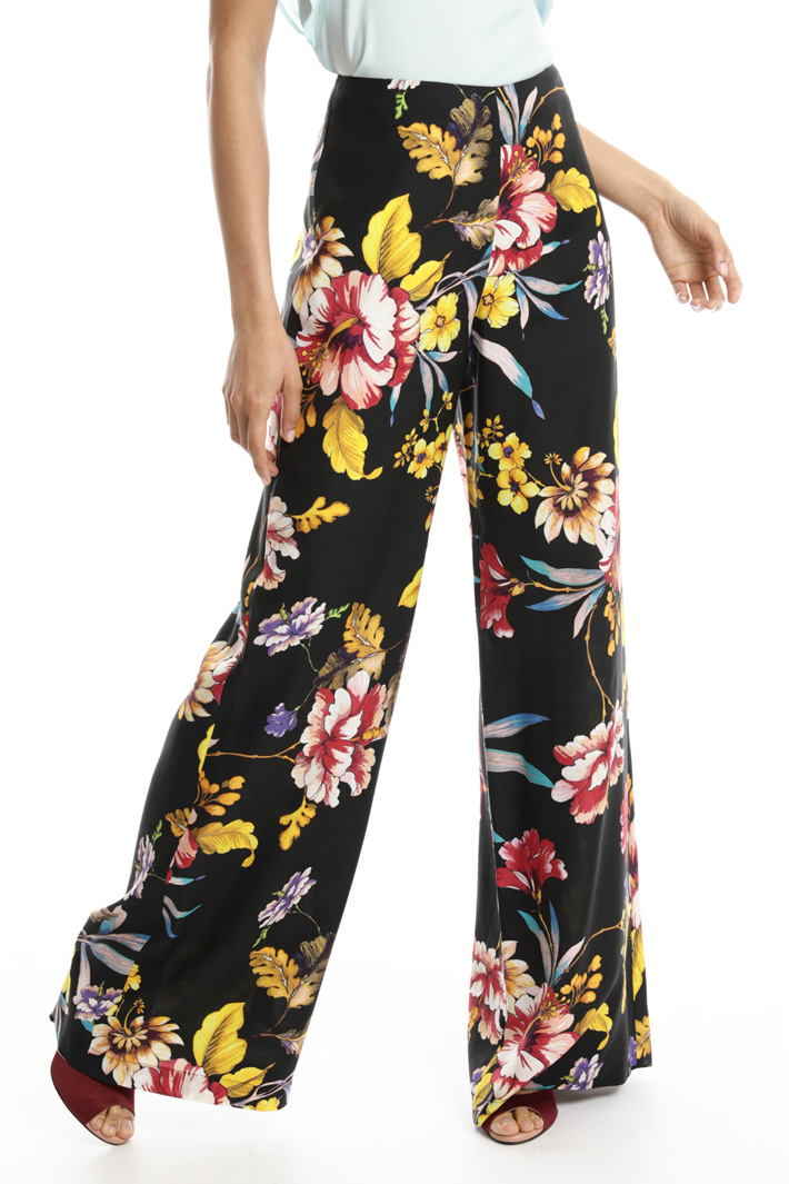 Pantalone ampio in twill Fashion Market Pantalone ampio in twill Fashion Market