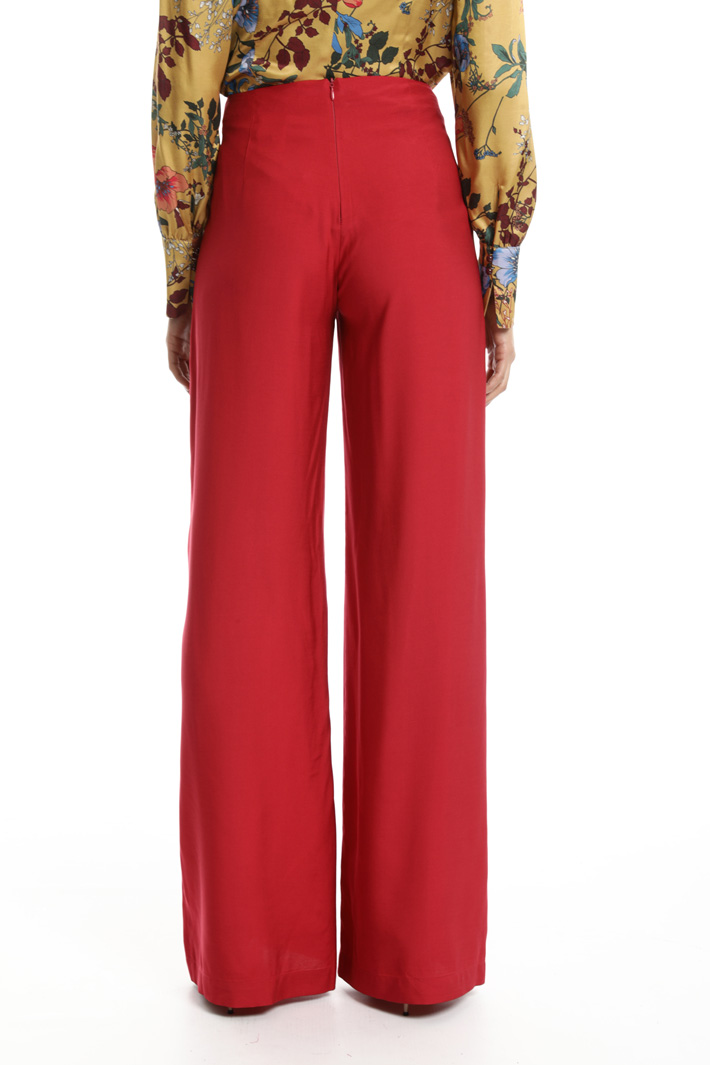 Pantalone ampio in twill Fashion Market Pantalone ampio in twill Fashion Market