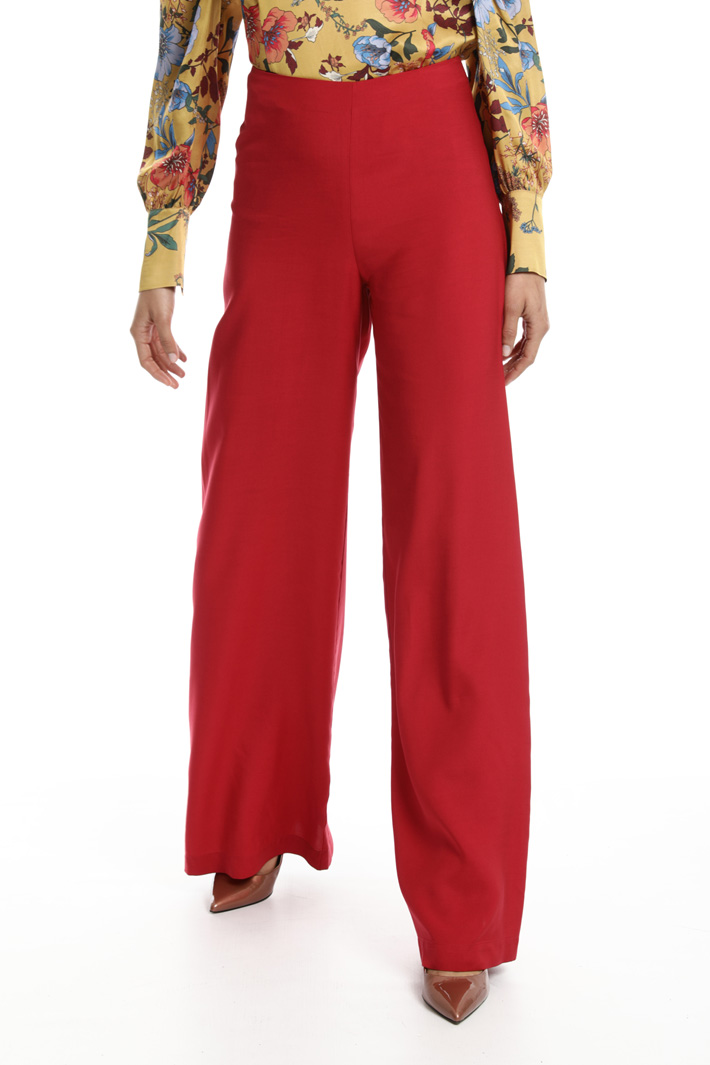 Pantalone ampio in twill Fashion Market Pantalone ampio in twill Fashion Market