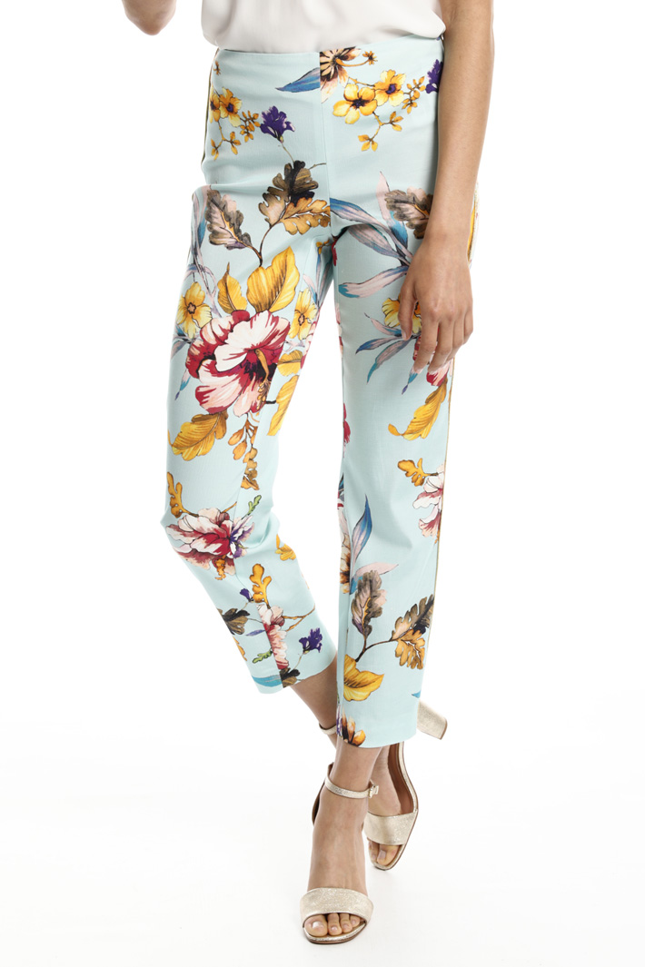 Pantalone con bordatura lurex Fashion Market Pantalone con bordatura lurex Fashion Market