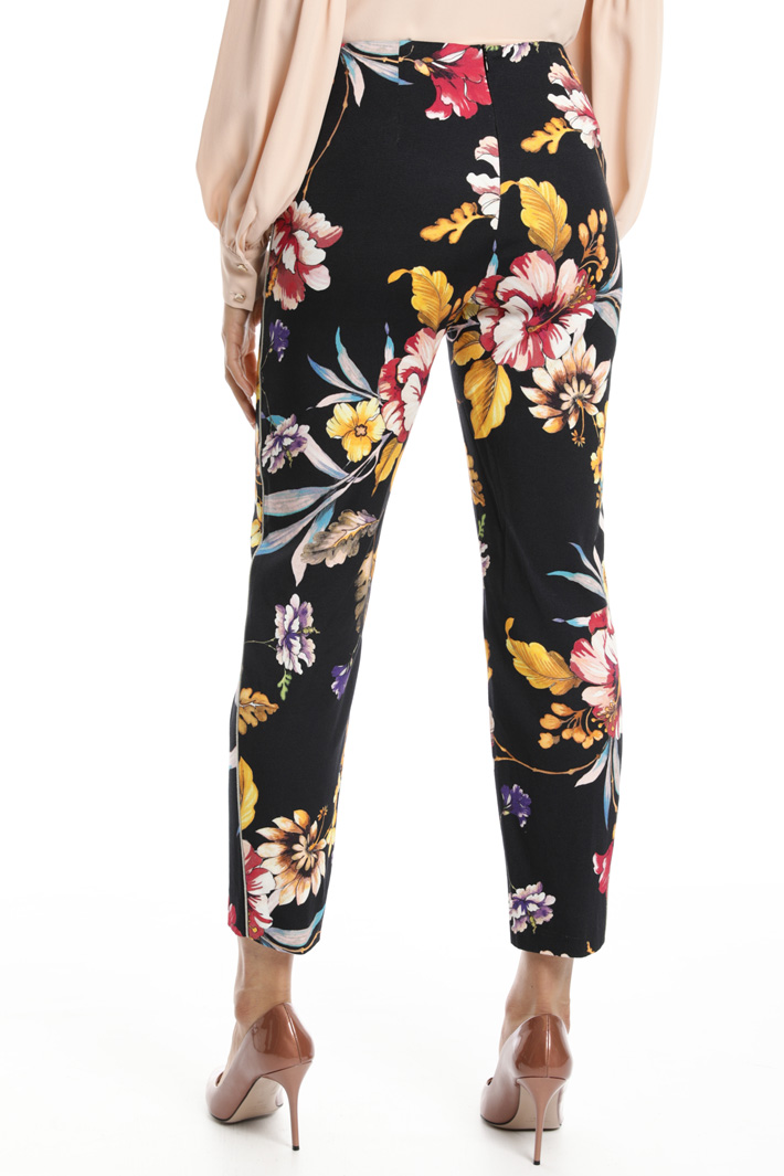 Pantalone con bordatura lurex Fashion Market Pantalone con bordatura lurex Fashion Market
