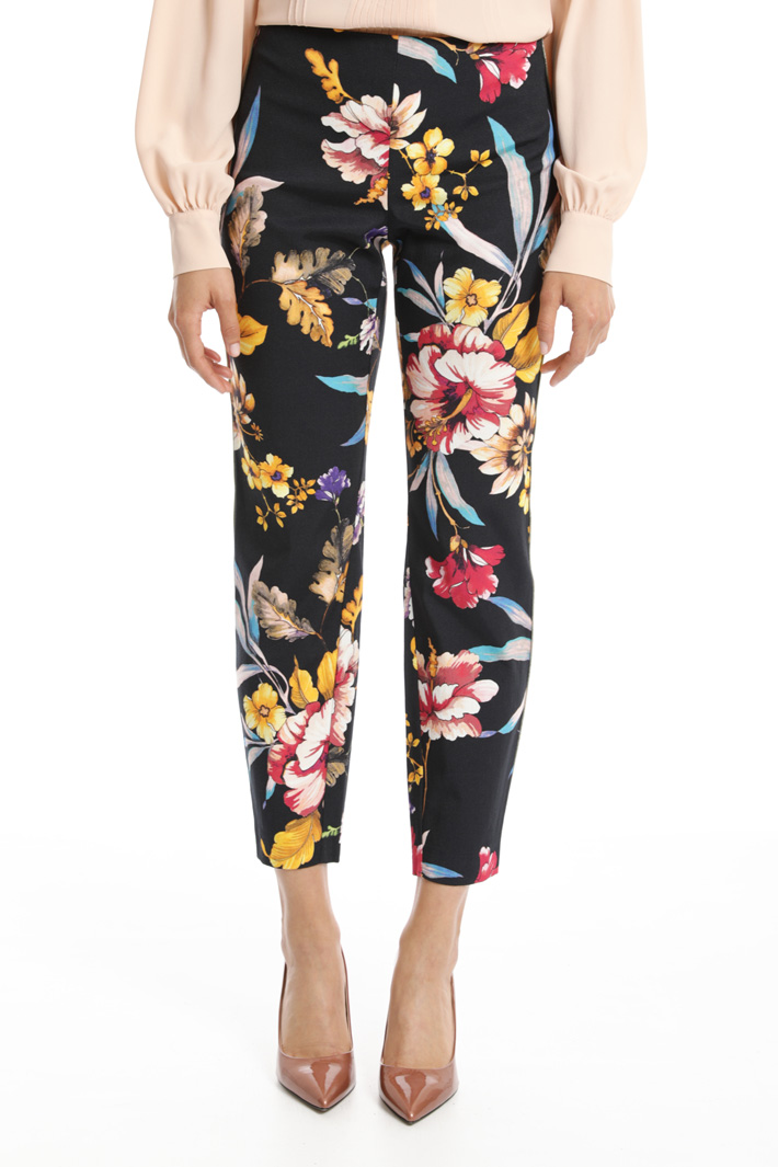 Pantalone con bordatura lurex Fashion Market Pantalone con bordatura lurex Fashion Market