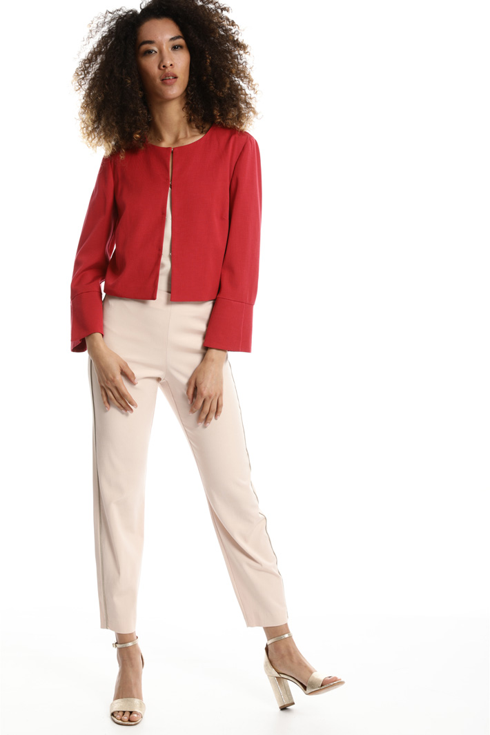 Pantalone con bordatura lurex Fashion Market Pantalone con bordatura lurex Fashion Market