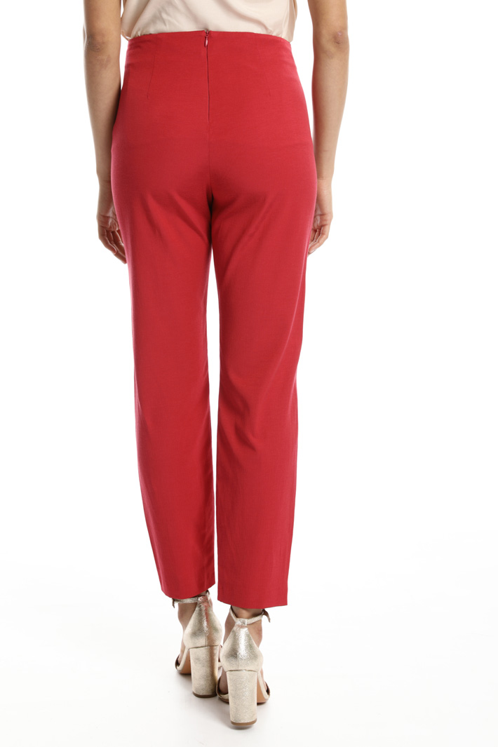 Pantalone con bordatura lurex Fashion Market Pantalone con bordatura lurex Fashion Market