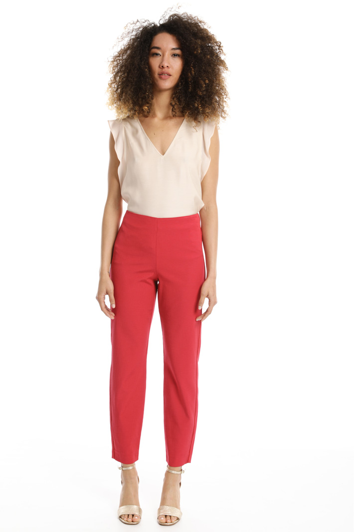 Pantalone con bordatura lurex Fashion Market Pantalone con bordatura lurex Fashion Market