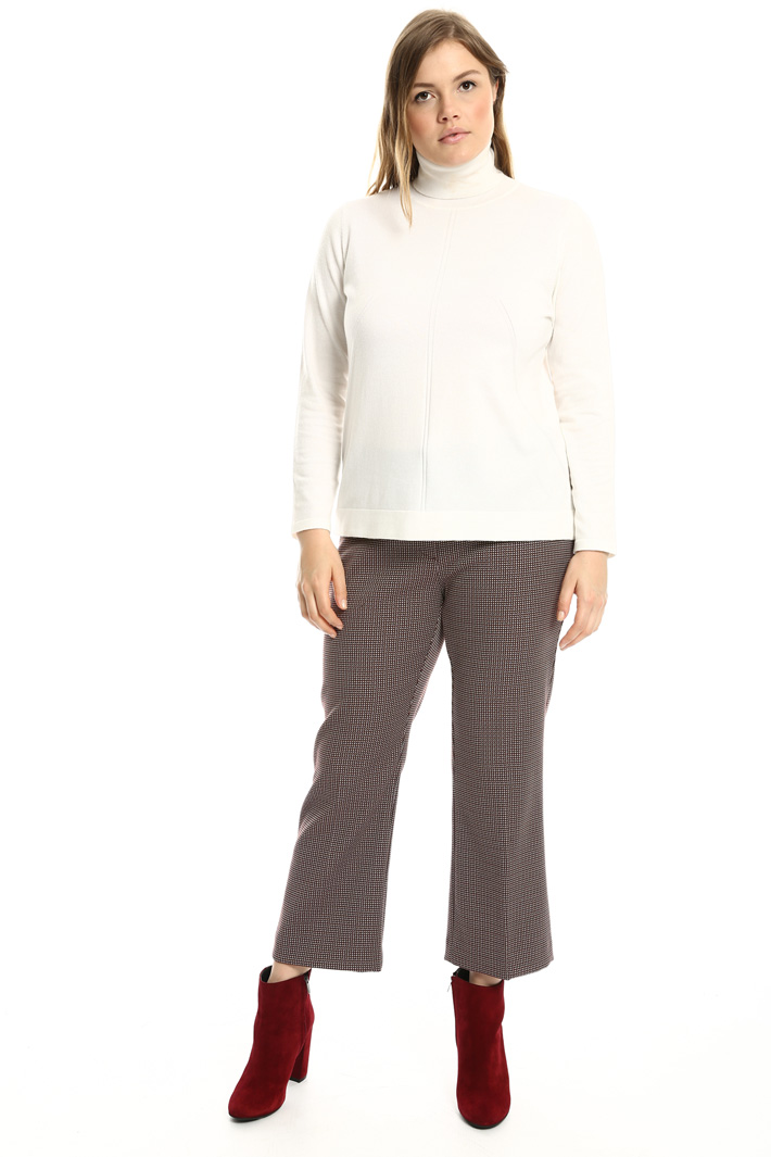Pantaloni flare jacquard Fashion Market Pantaloni flare jacquard Fashion Market