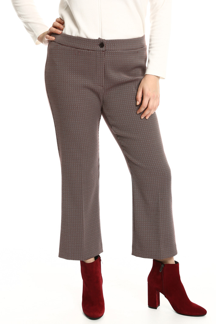 Pantaloni flare jacquard Fashion Market Pantaloni flare jacquard Fashion Market