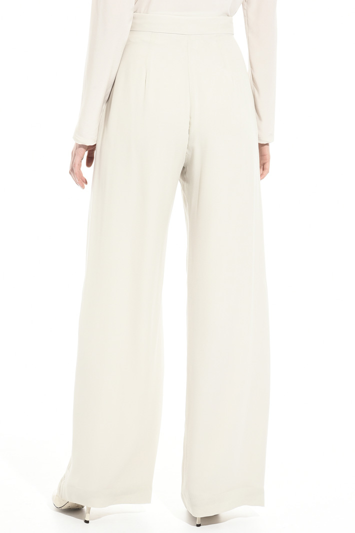 Pantalone in georgette di seta Fashion Market Pantalone in georgette di seta Fashion Market