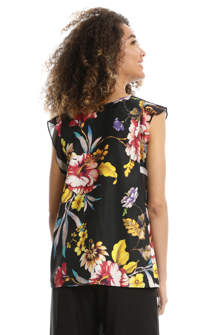 Top in twill di viscosa Fashion Market Top in twill di viscosa Fashion Market