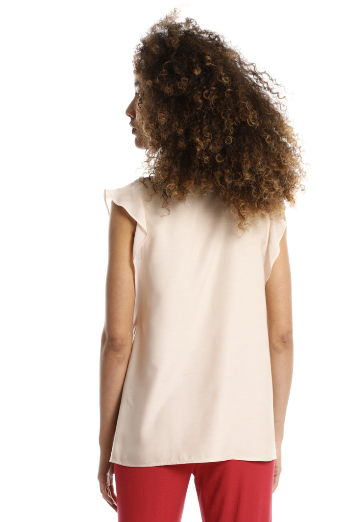 Top in twill di viscosa Fashion Market Top in twill di viscosa Fashion Market