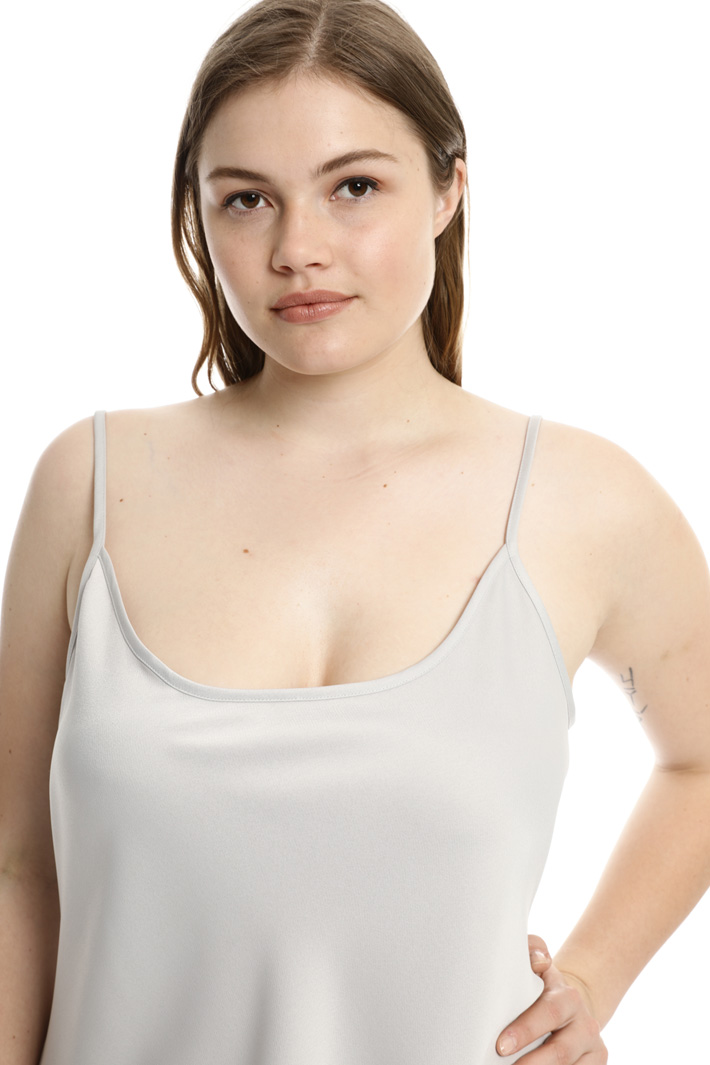 Top in satin lucido Fashion Market Top in satin lucido Fashion Market