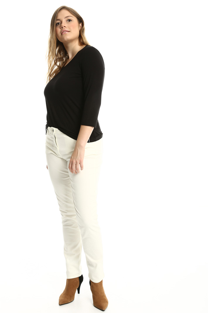 Pantalone skinny in cotone Fashion Market Pantalone skinny in cotone Fashion Market