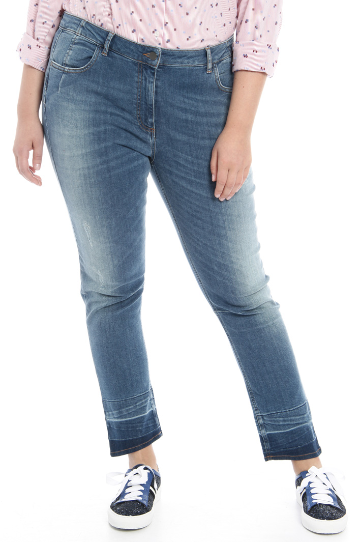 Jeans cucito a contrasto Fashion Market Jeans cucito a contrasto Fashion Market