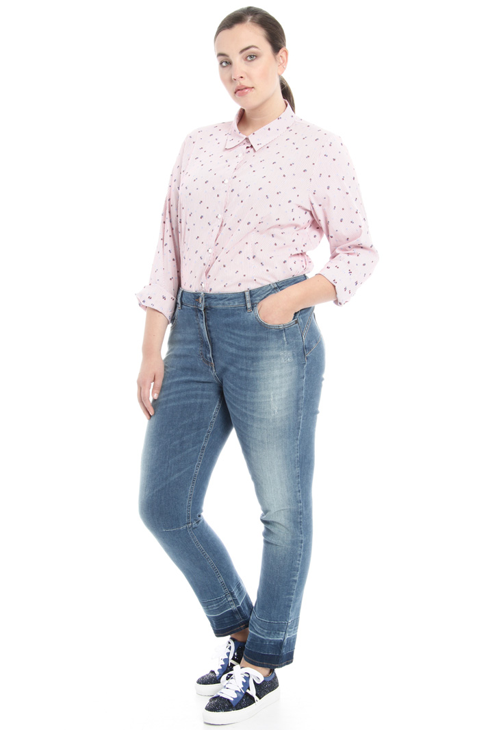 Jeans cucito a contrasto Fashion Market Jeans cucito a contrasto Fashion Market