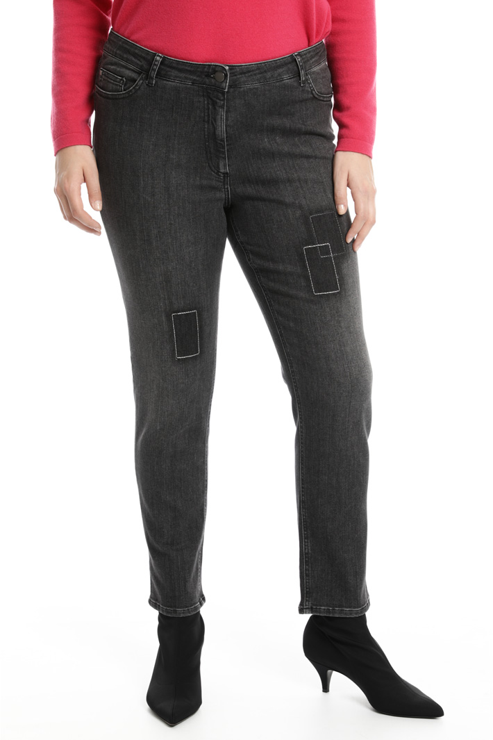 Jeans skinny con impunture Fashion Market Jeans skinny con impunture Fashion Market