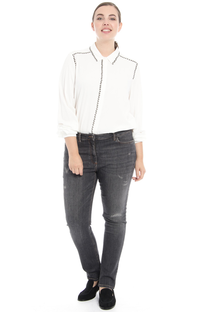 Pantalone in denim stretch Fashion Market Pantalone in denim stretch Fashion Market