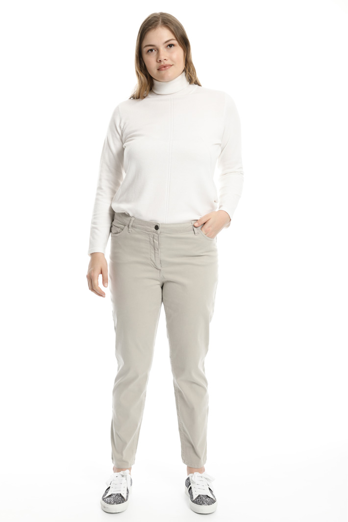Pantalone in raso di cotone Fashion Market Pantalone in raso di cotone Fashion Market