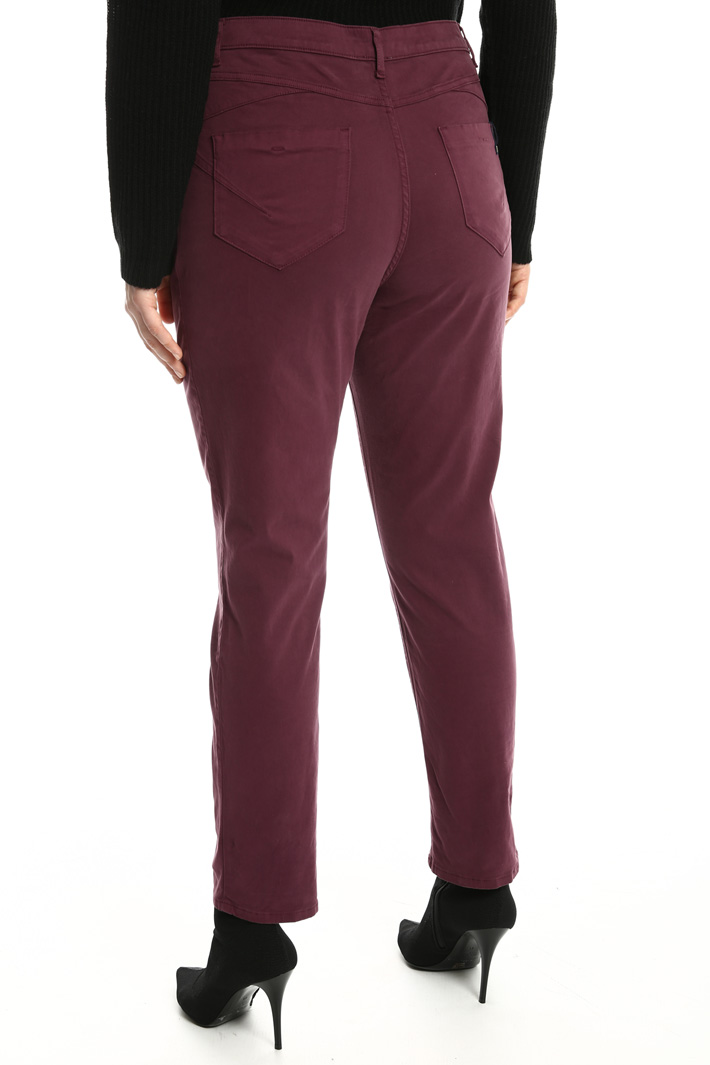 Pantalone in raso di cotone Fashion Market Pantalone in raso di cotone Fashion Market