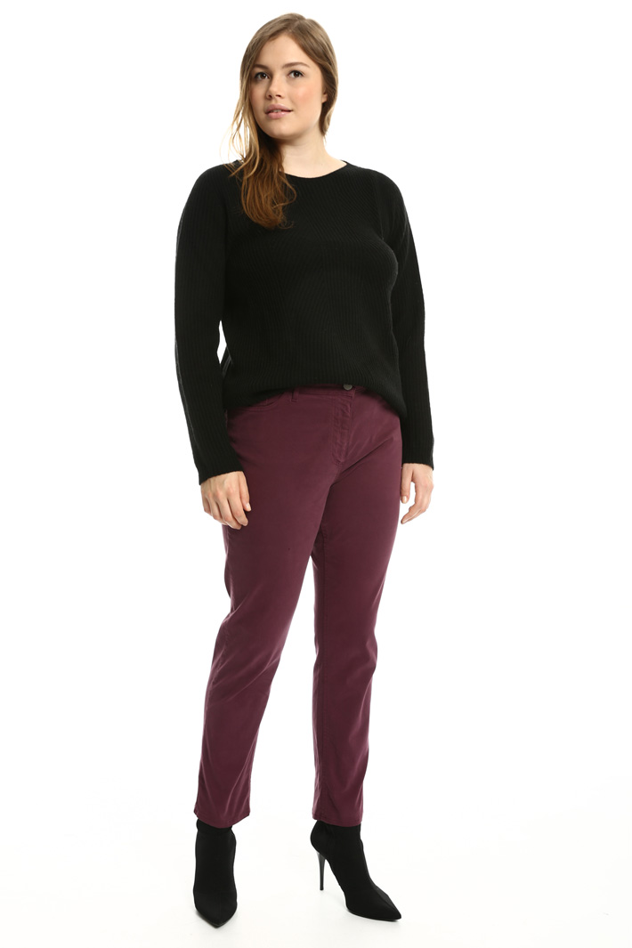 Pantalone in raso di cotone Fashion Market Pantalone in raso di cotone Fashion Market