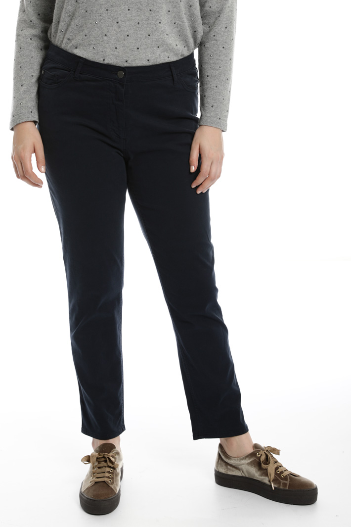 Pantalone in raso di cotone Fashion Market Pantalone in raso di cotone Fashion Market