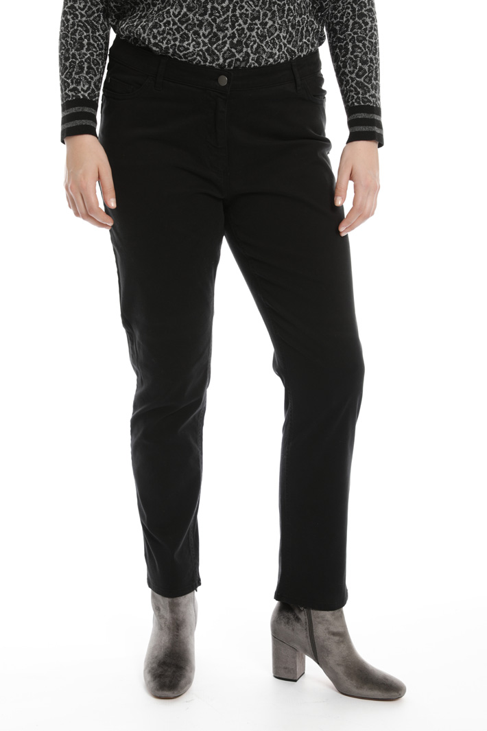Pantalone in raso di cotone Fashion Market Pantalone in raso di cotone Fashion Market