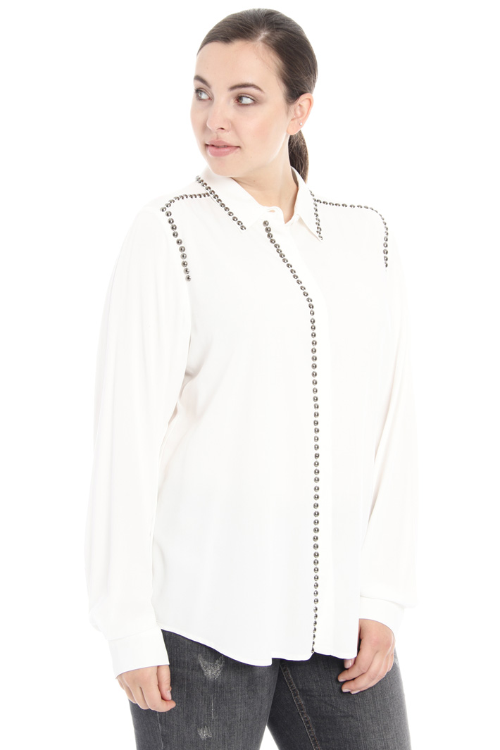 Camicia con borchie metalliche Fashion Market Camicia con borchie metalliche Fashion Market