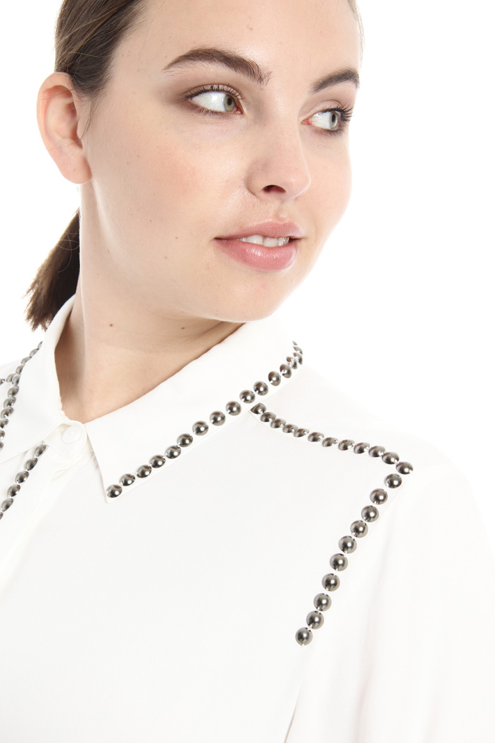 Camicia con borchie metalliche Fashion Market Camicia con borchie metalliche Fashion Market