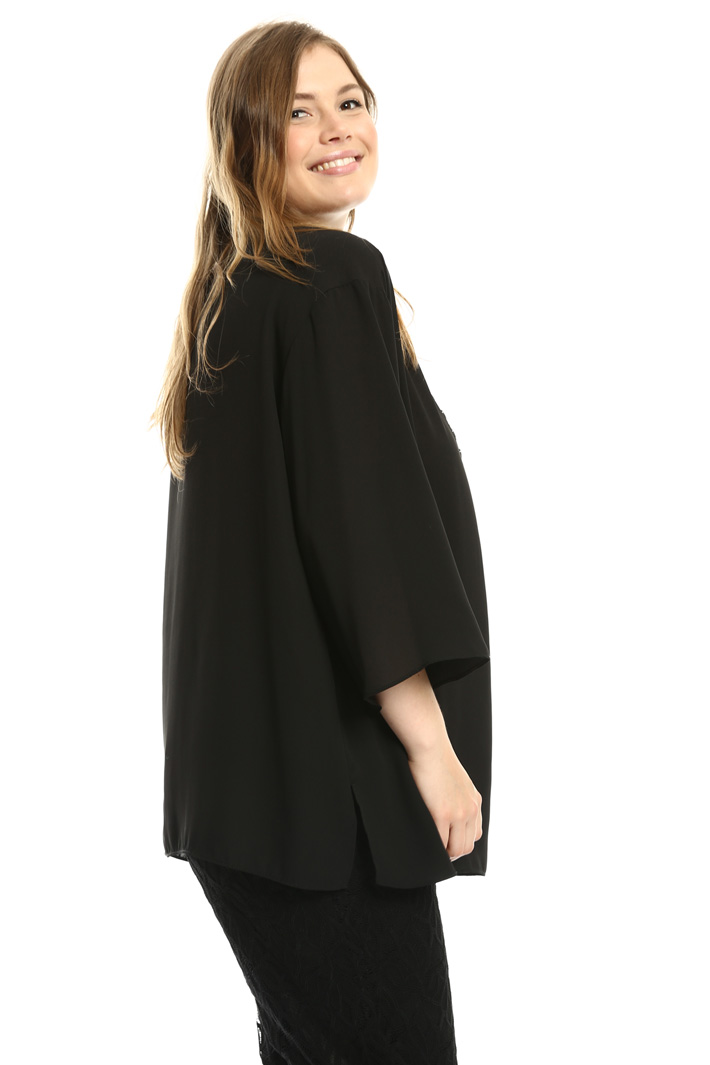 Blusa con ricamo gioiello Fashion Market Blusa con ricamo gioiello Fashion Market