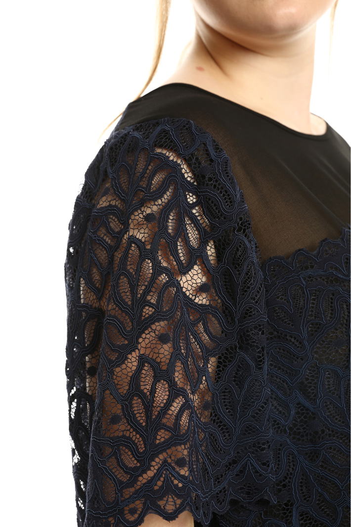 Casacca in pizzo rebrodé Fashion Market Casacca in pizzo rebrodé Fashion Market