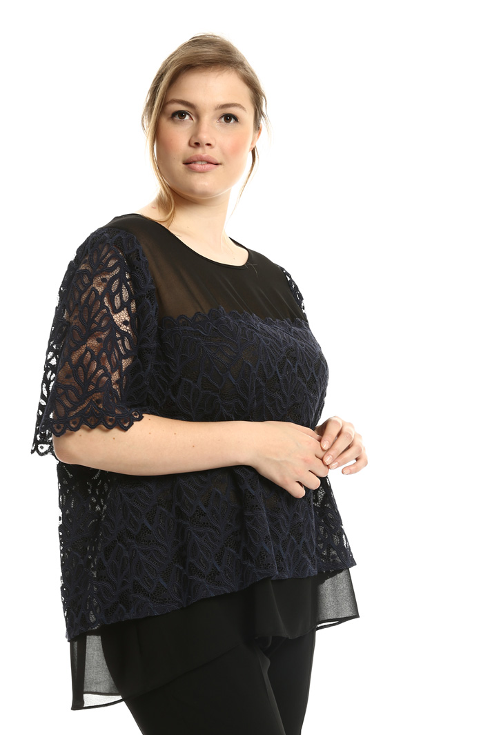 Casacca in pizzo rebrodé Fashion Market Casacca in pizzo rebrodé Fashion Market
