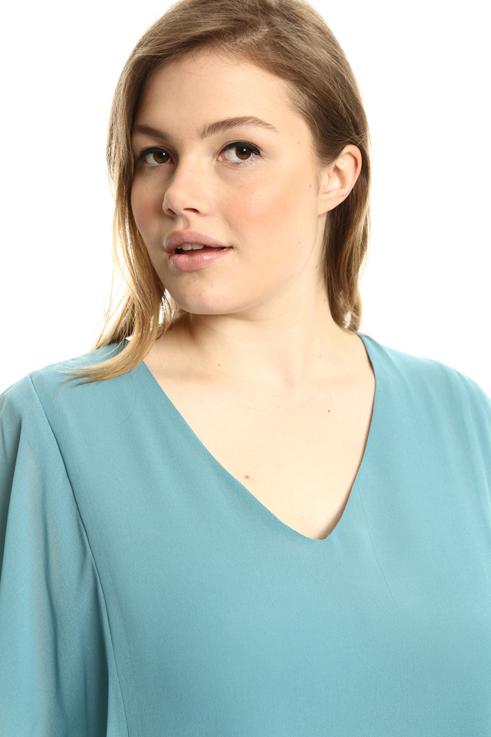 Casacca lunga in georgette Fashion Market Casacca lunga in georgette Fashion Market