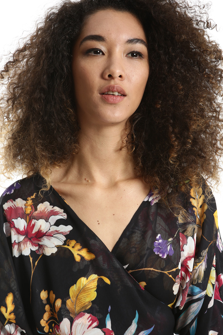 Top a portafoglio in georgette Fashion Market Top a portafoglio in georgette Fashion Market