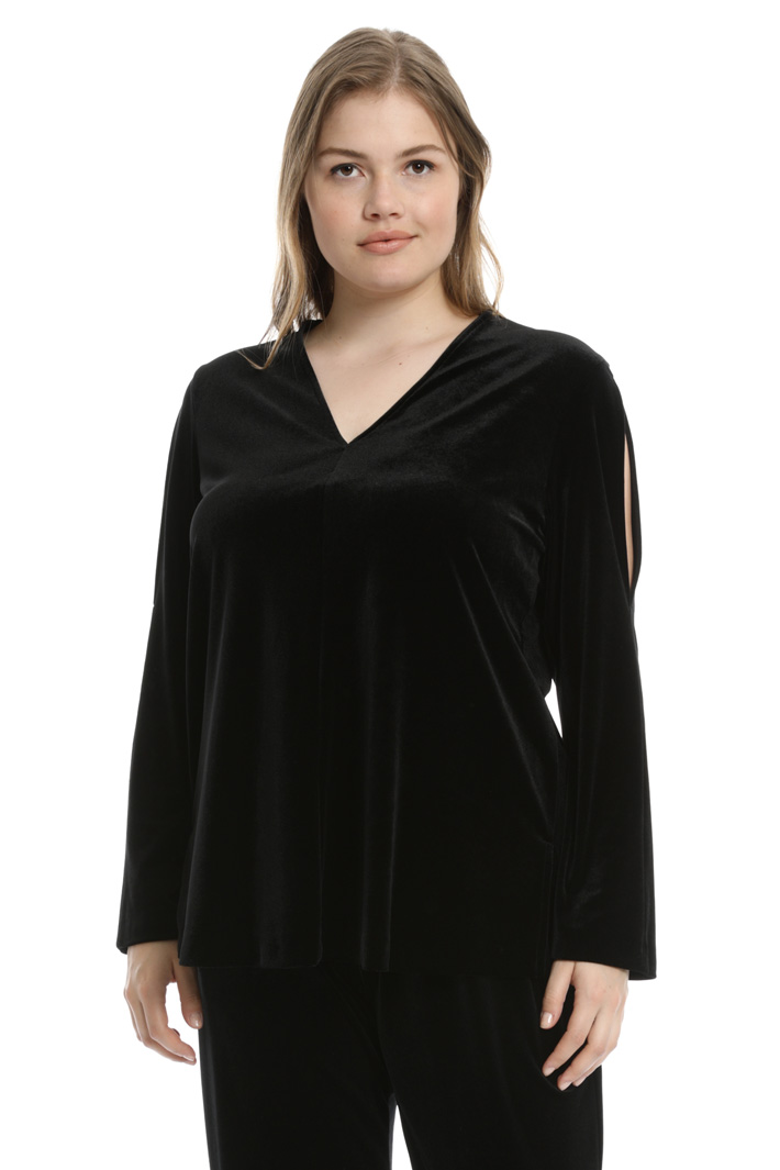 Casacca in jersey velluto Fashion Market Casacca in jersey velluto Fashion Market